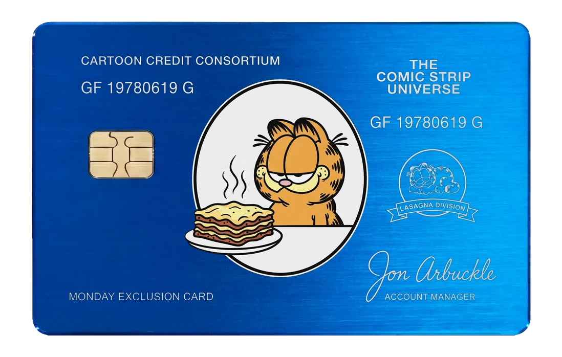 Garfield - brushed_blue