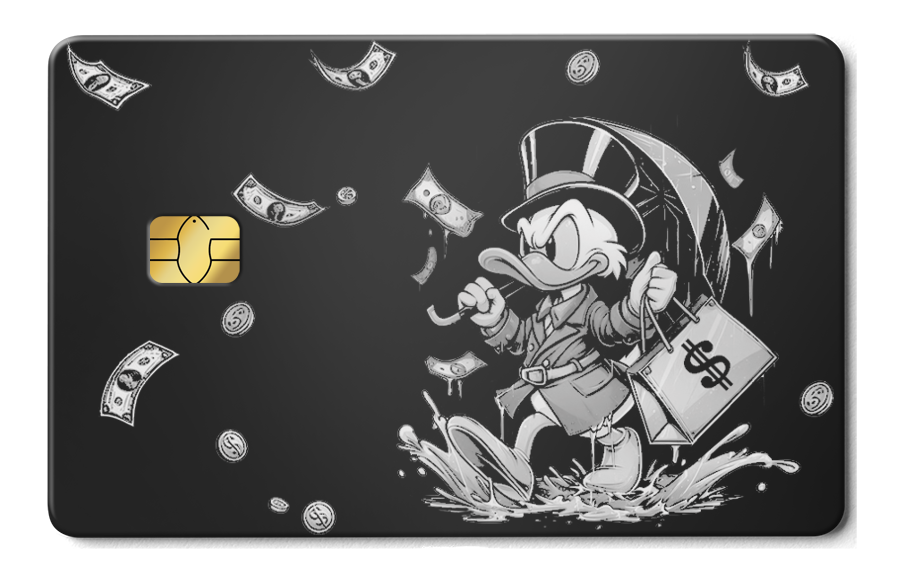 Scrooge Raining Cash