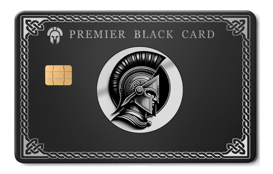 Premier black card top
