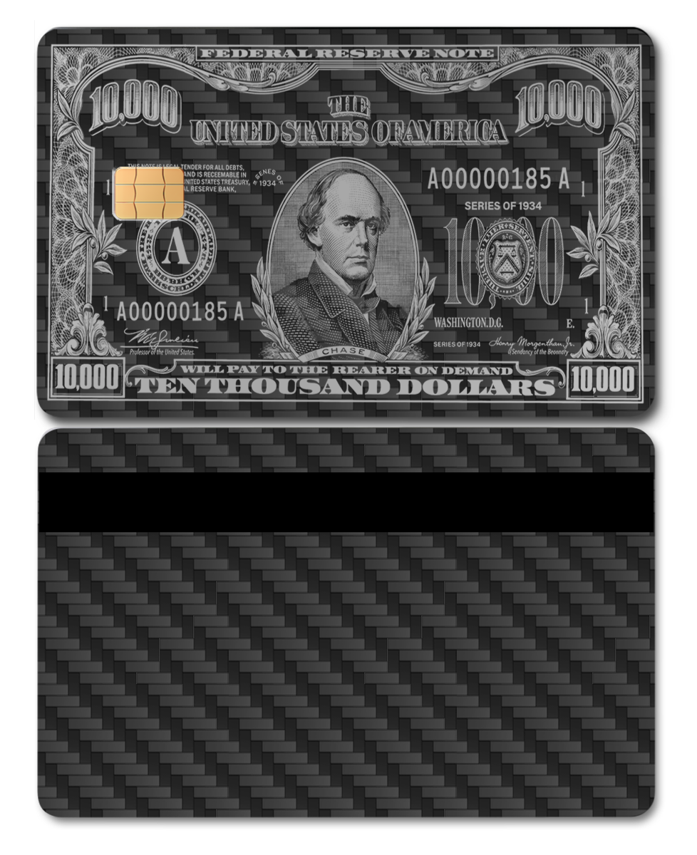 $10,000 Bill Card