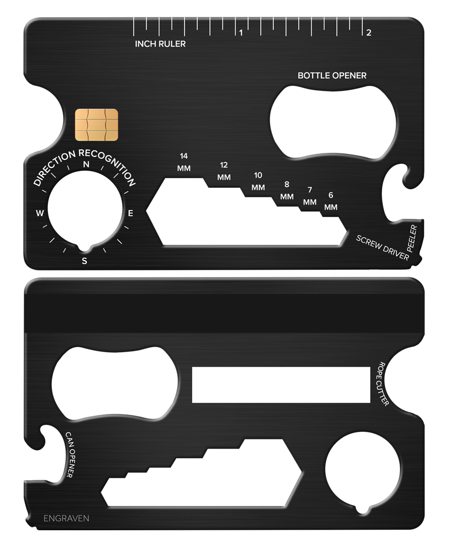 Multiple Tool Card Multi Tool Card