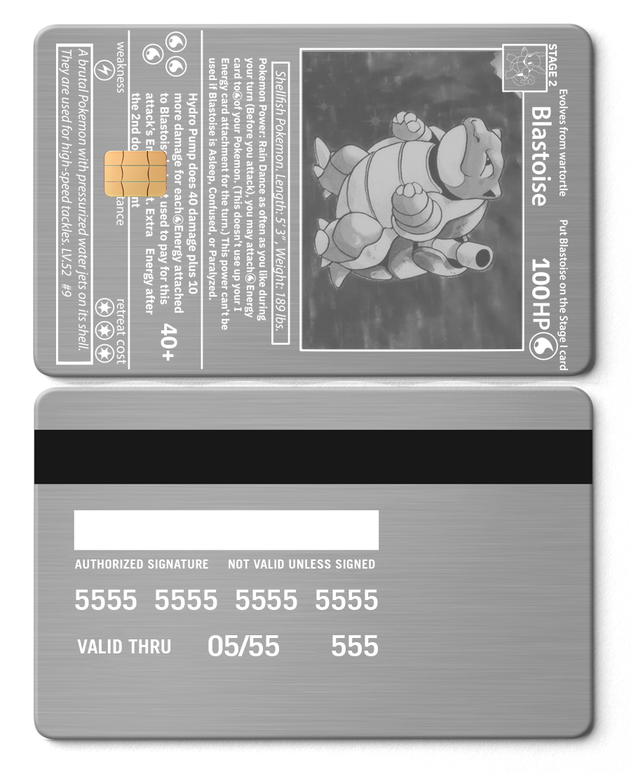 Blastoise Card Blastoise Card