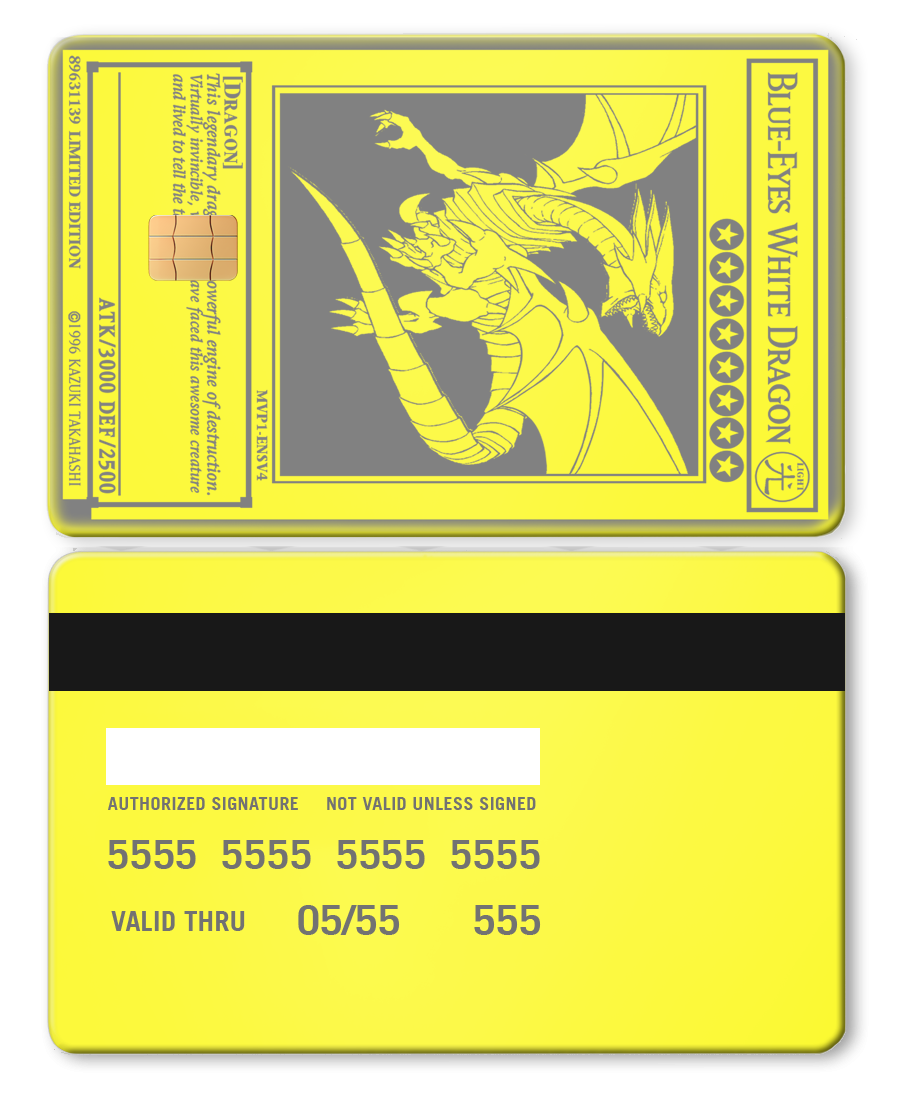 Blue-Eyes White Dragon Card