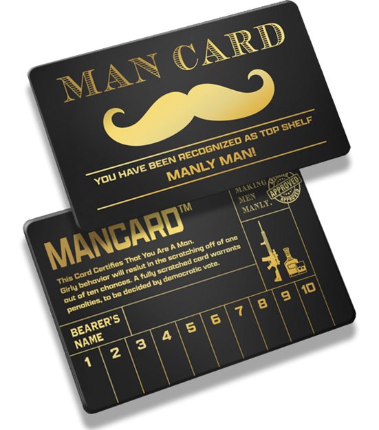 Shelf Card Examples Top Shelf - Man Card
