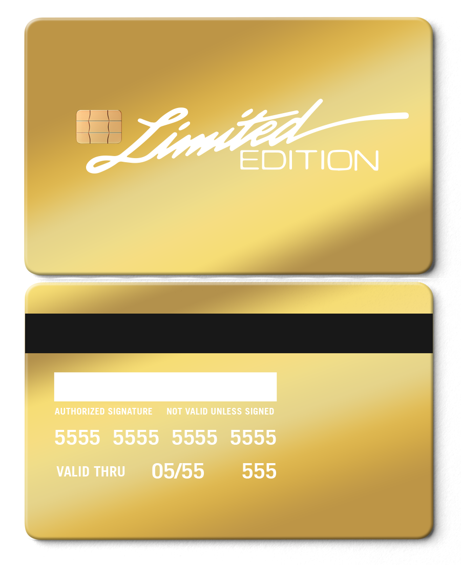 limited-edition mirror card design Limited Edition Card
