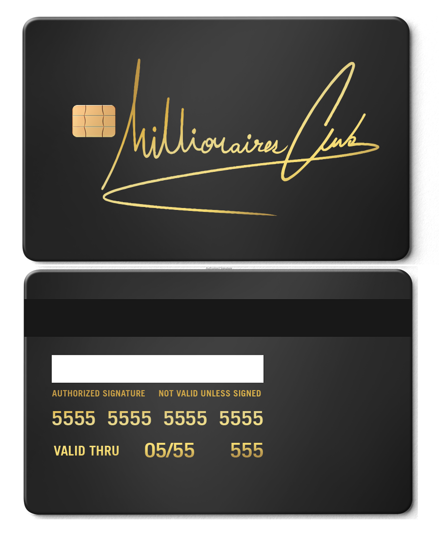Millionaires Club Card