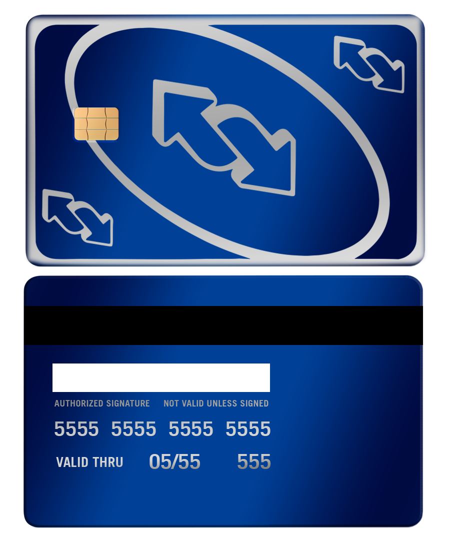 Gift Cards Reverse UNO Reverse Card