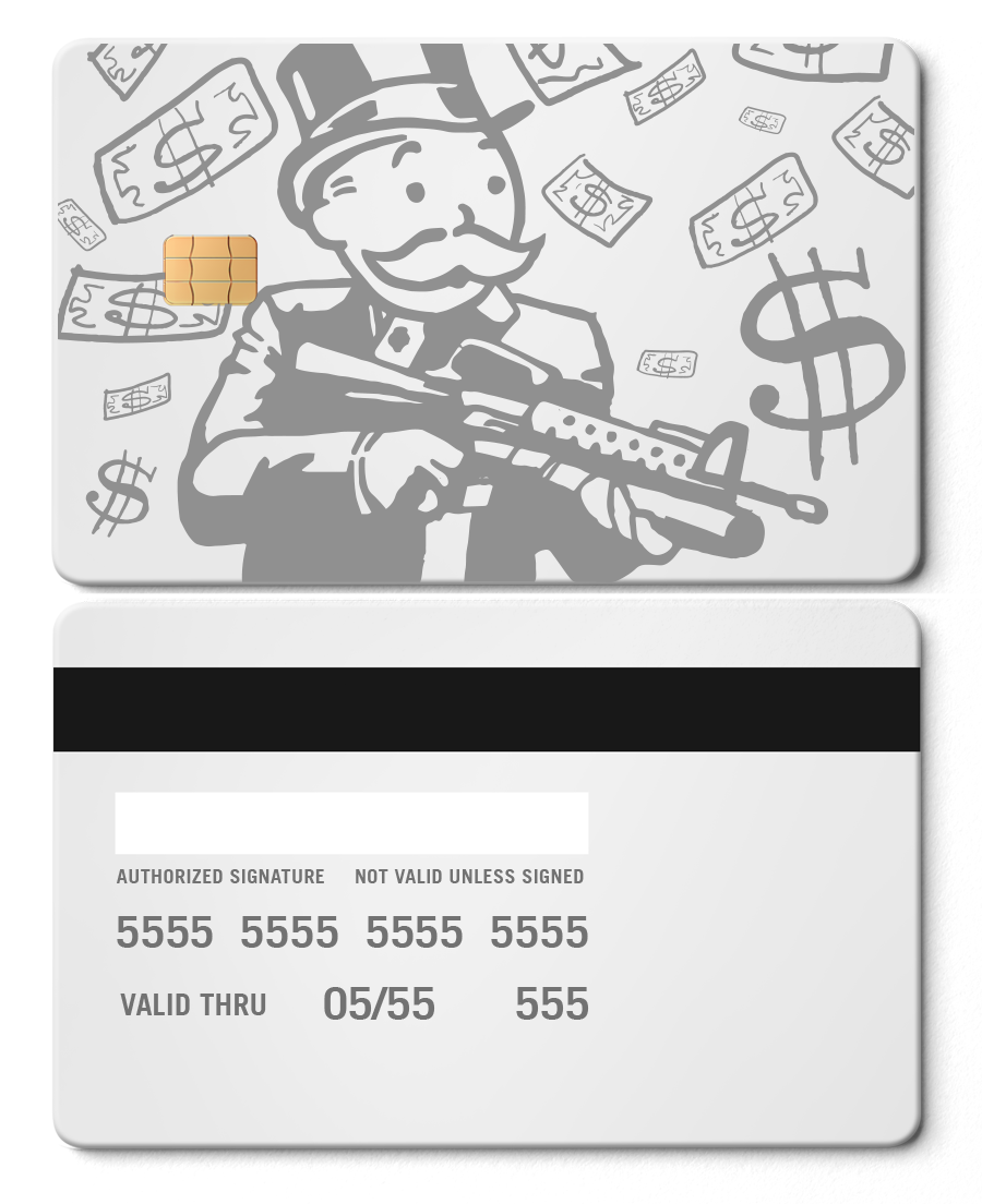 Monopoly Man Card