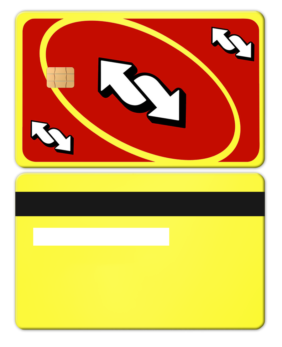 Red Uno Reverse Graphic Uno Reverse Color