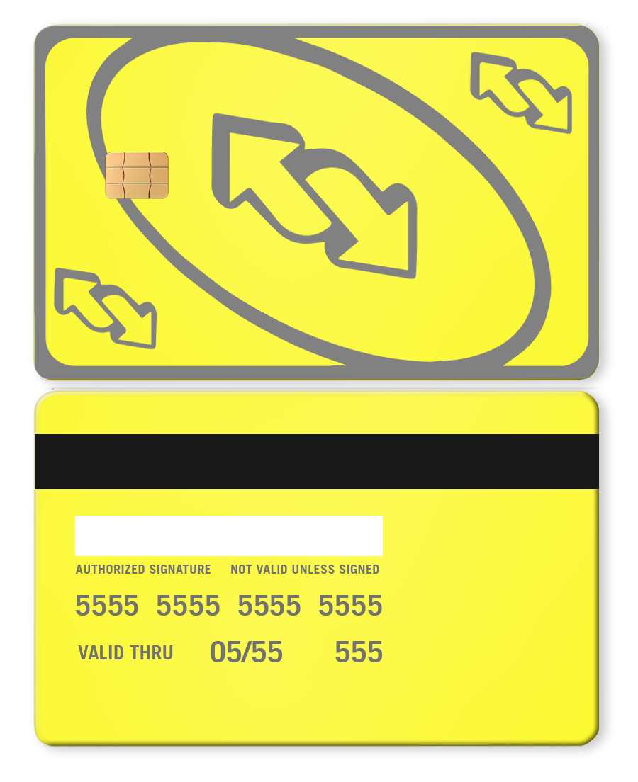 Gift Cards Reverse UNO Reverse Card