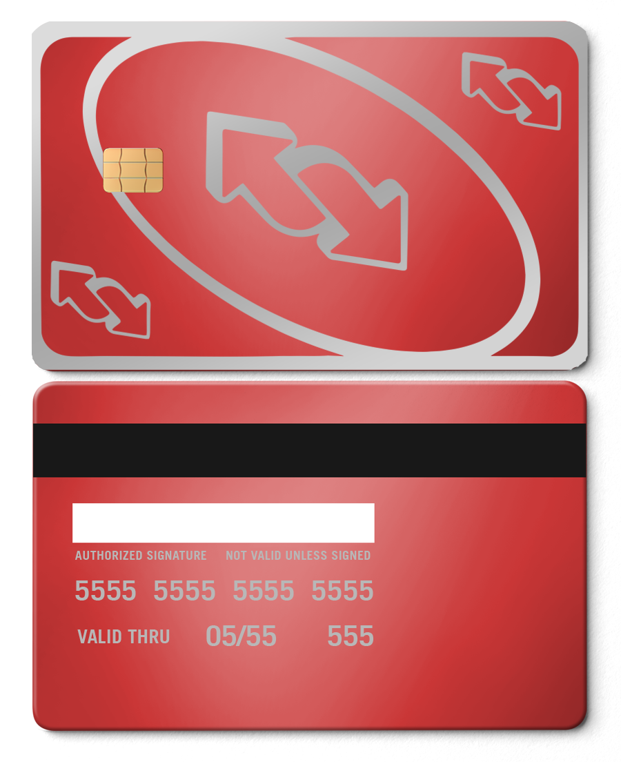 Red Reverse UNO Reverse Card