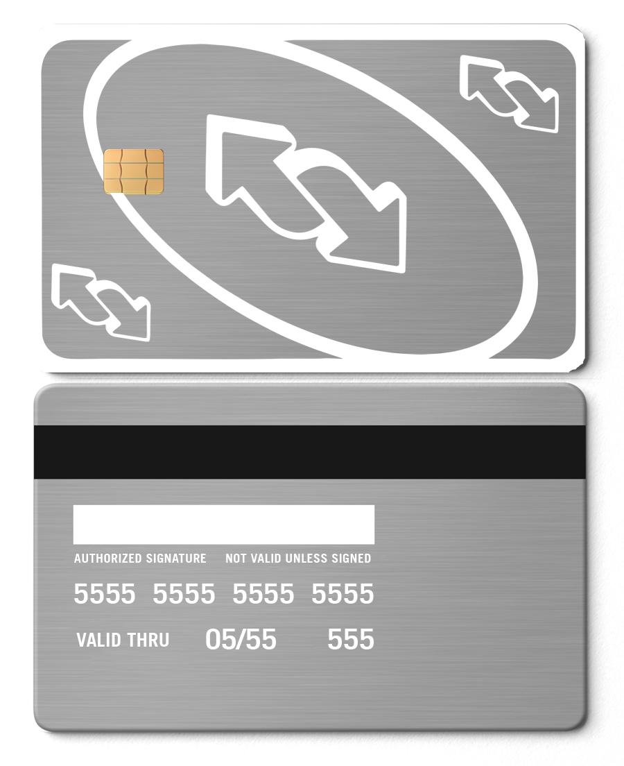 Store Bought Cards Reverse UNO Reverse Card