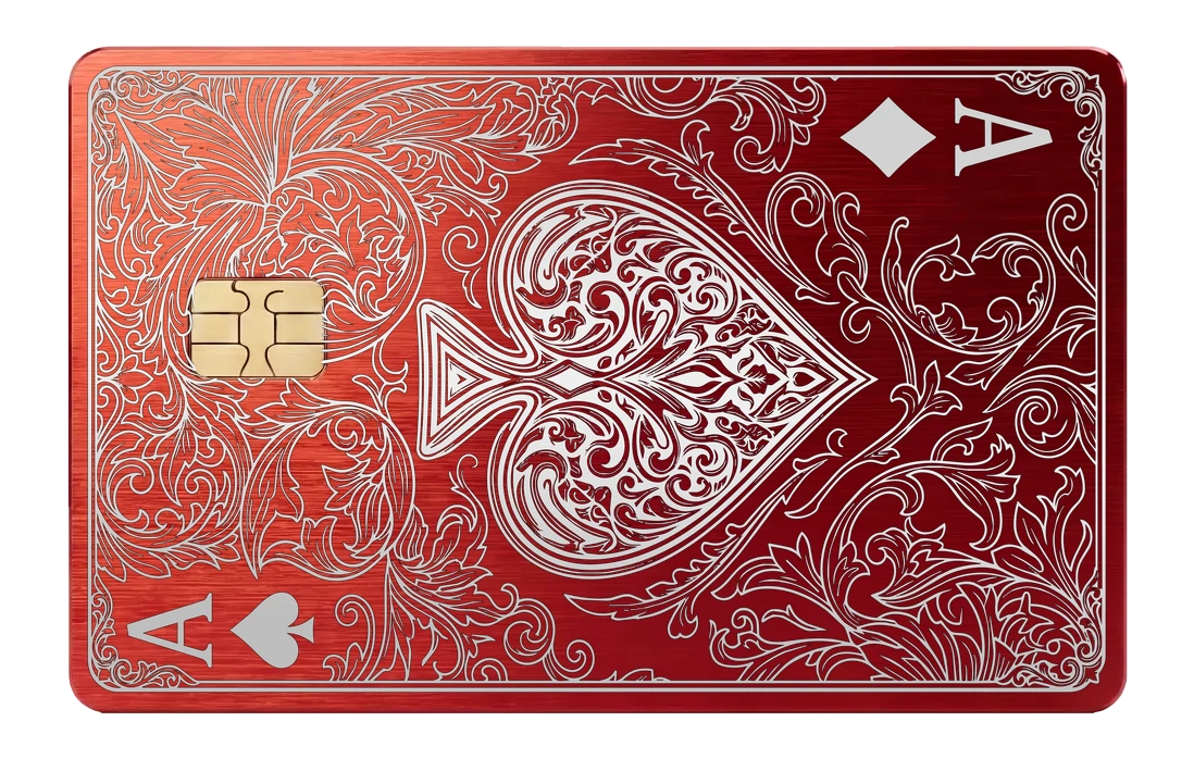 Ace of Paisleys - red