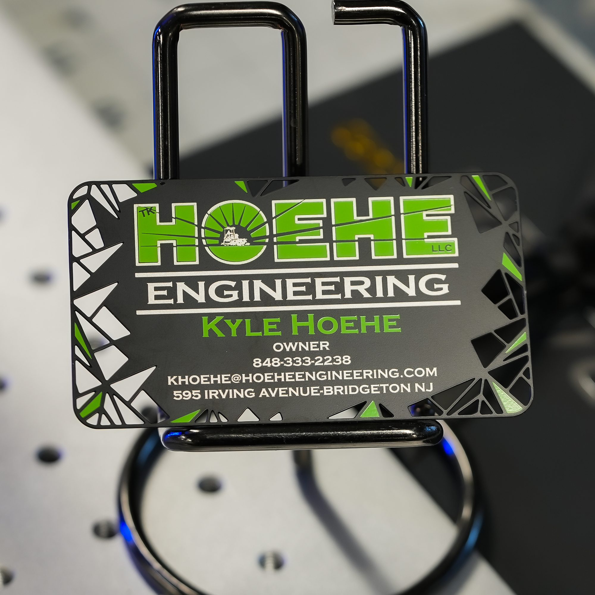 Matte Black Business Card