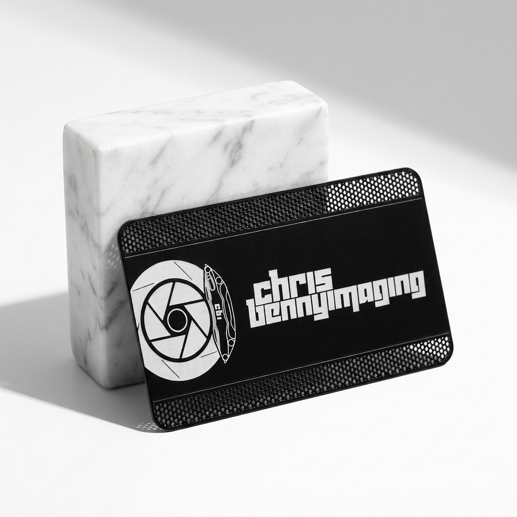Matte Black Business Card