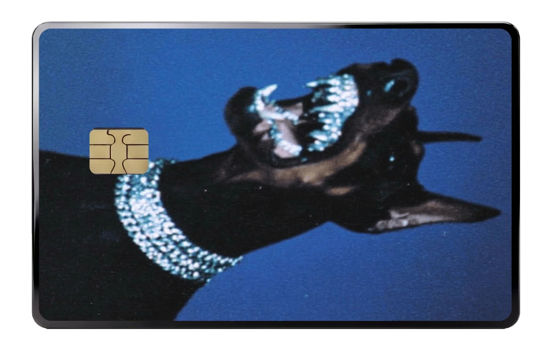 Iced Doberman Color - mirror_black