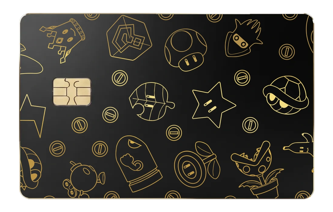 Mario Items - brass