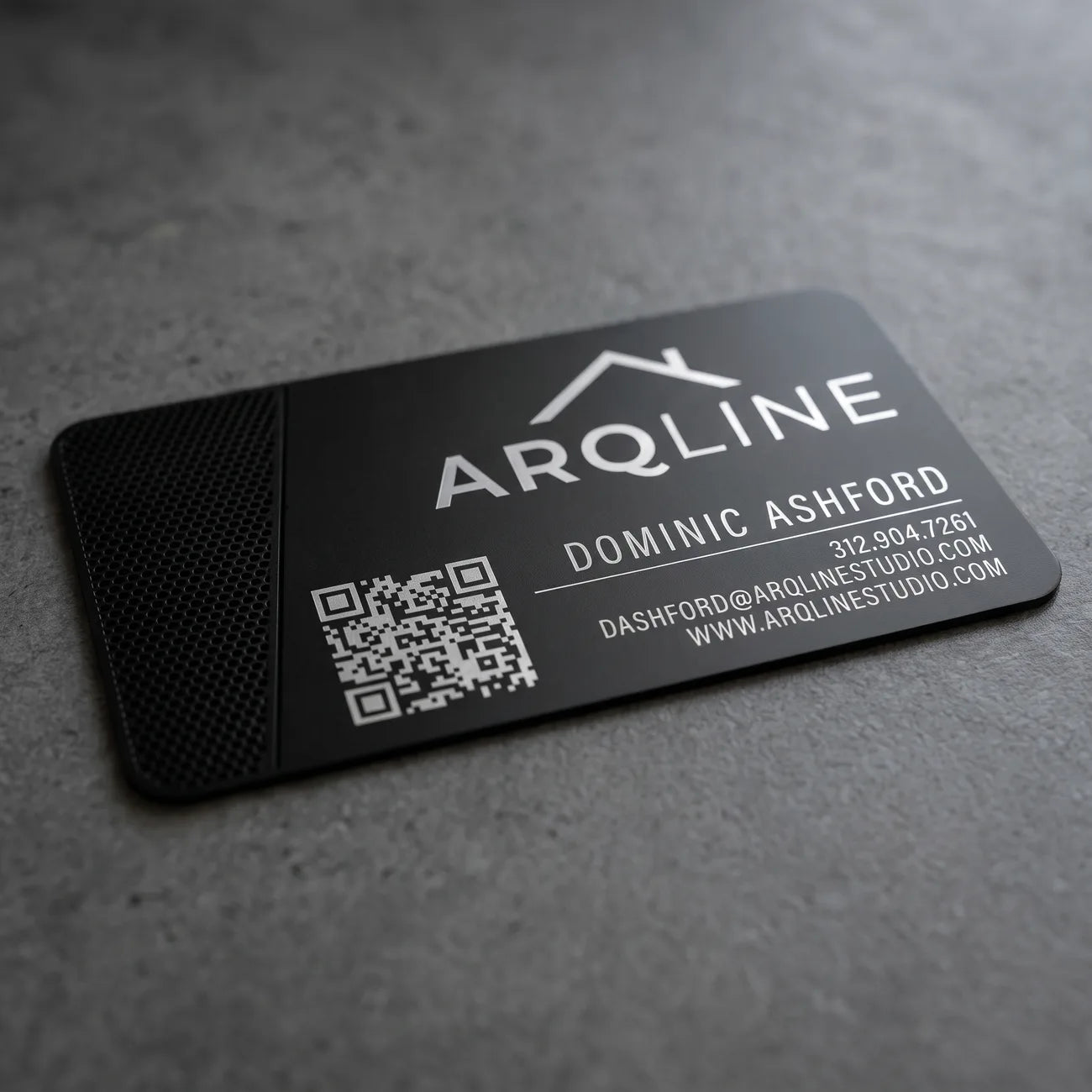 Matte Black Business Card