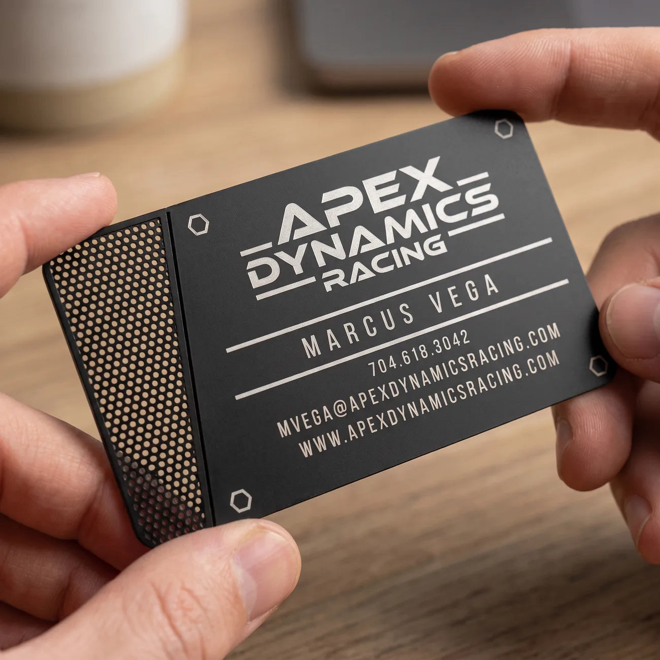 Matte Black Business Card