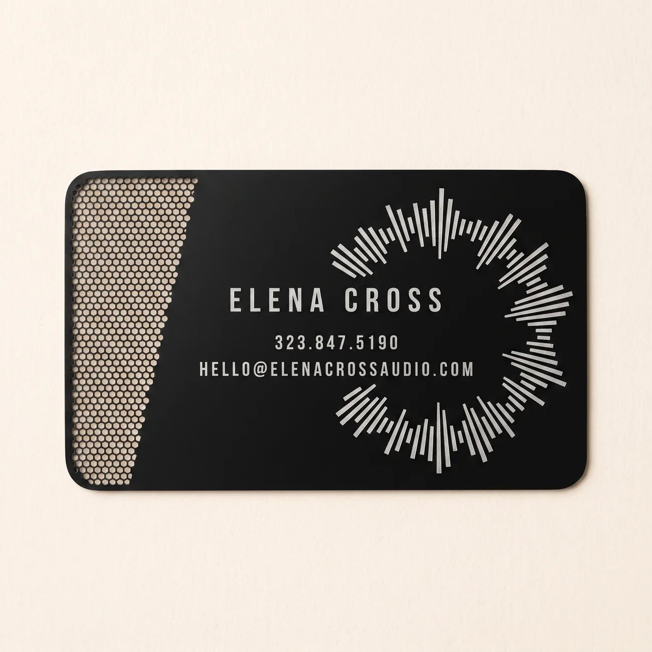 Matte Black Business Card