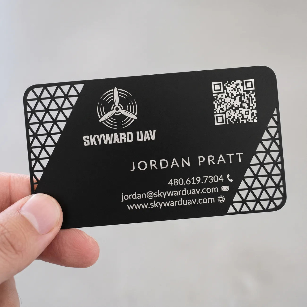 Matte Black Business Card