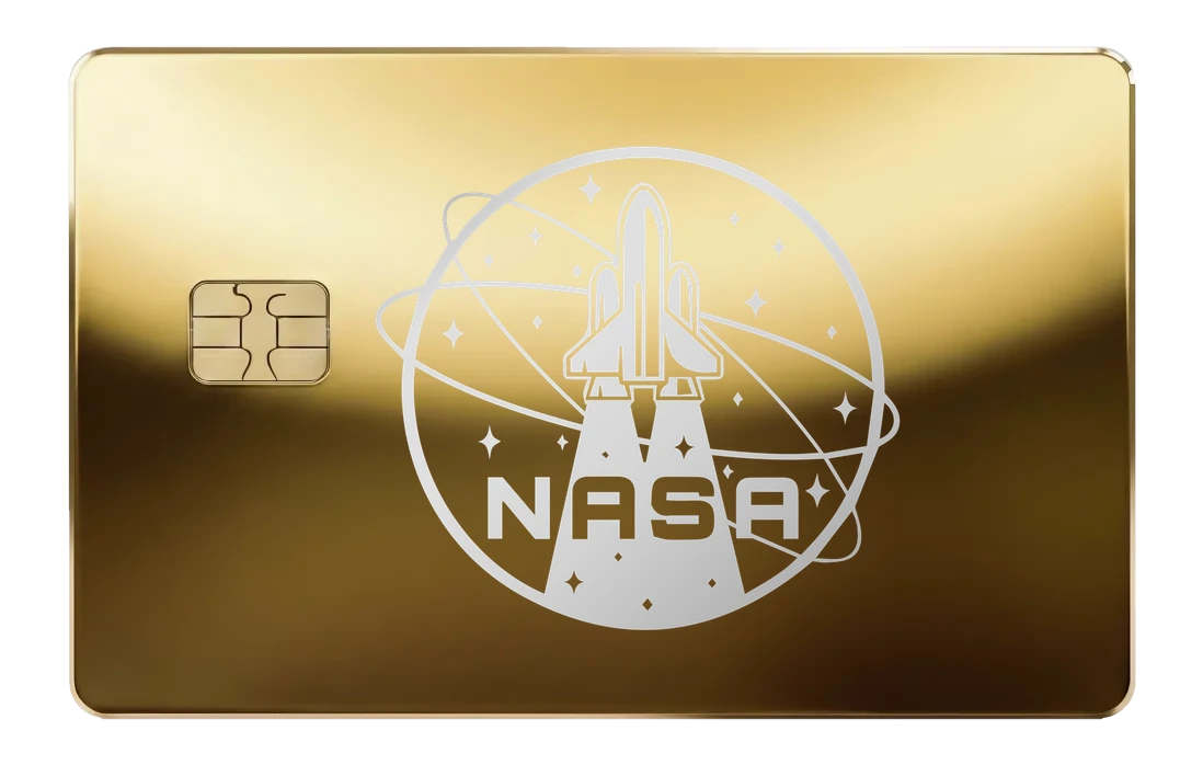 NASA Card - gold