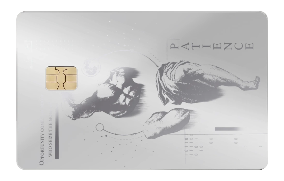 O.P Card - mirror_silver