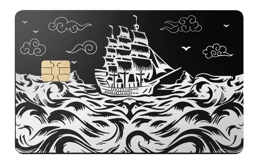 Pirate Ship - black