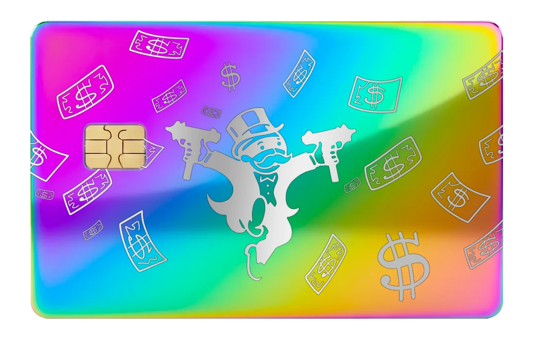 Raining Monopoly Card - rainbow_chrome