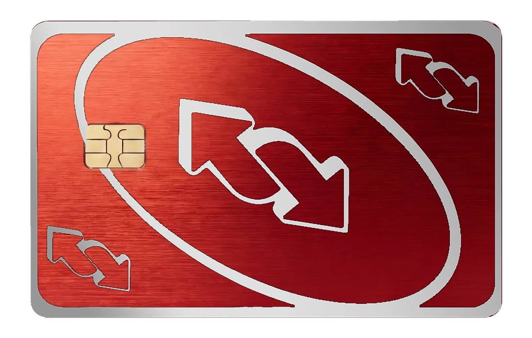 UNO Reverse Card - red