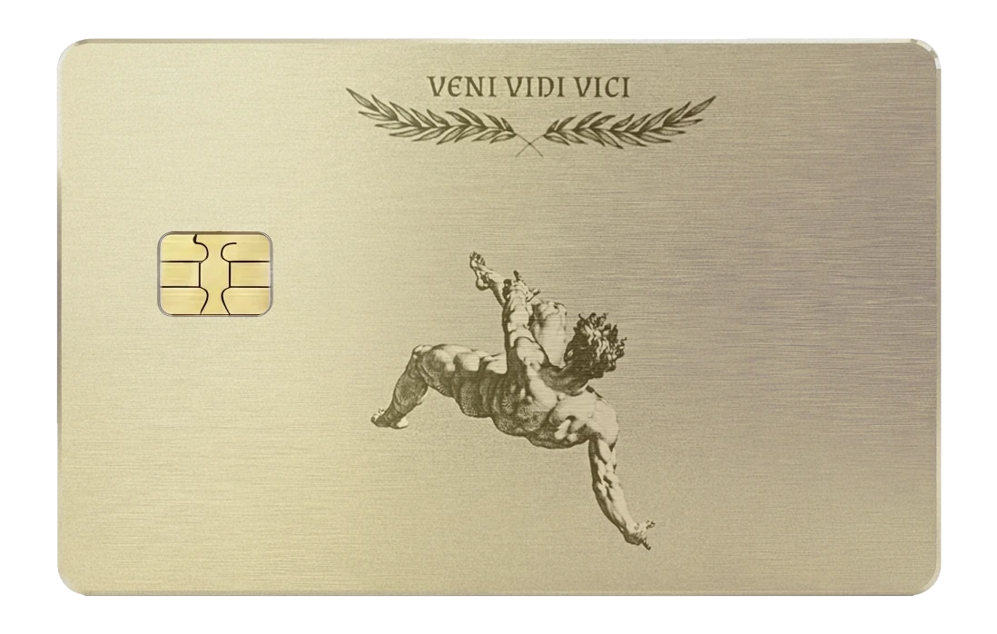 VENI VIDI VICI - brushed_gold